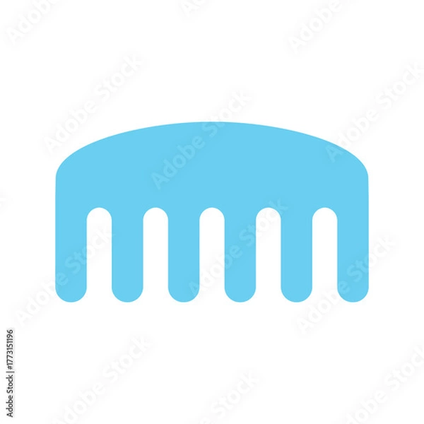 Fototapeta comb icon vector design template