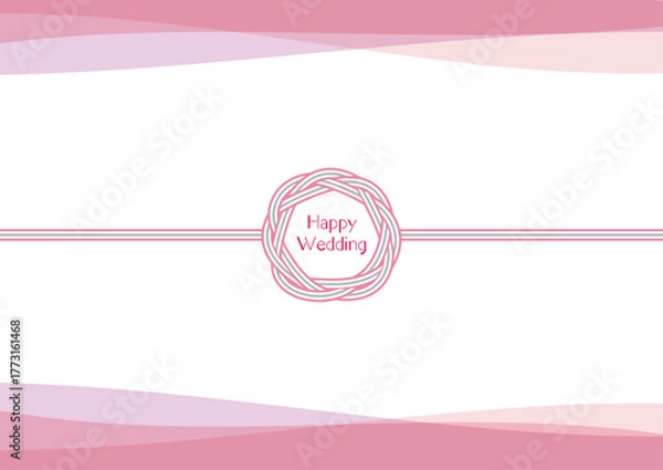 Obraz 相生結び　水引き　ウェディングボード