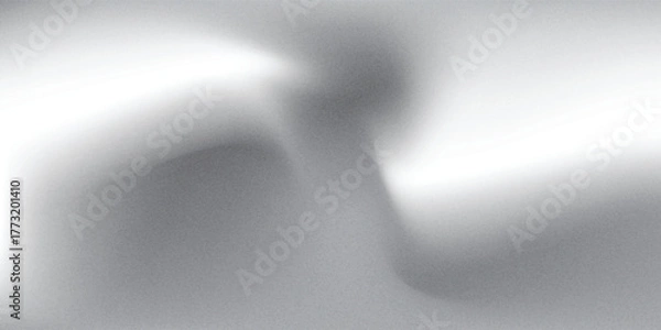 Fototapeta Dark ash gray gradient mesh grain effect texture background