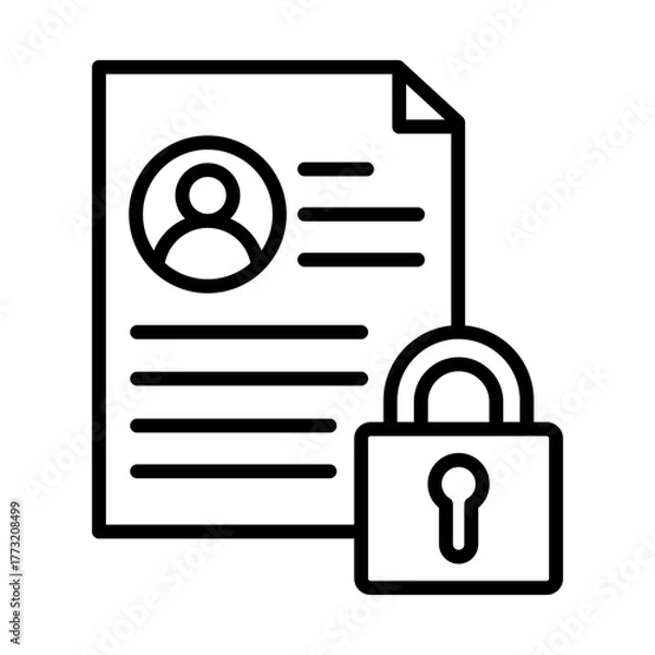 Fototapeta Data privacy
