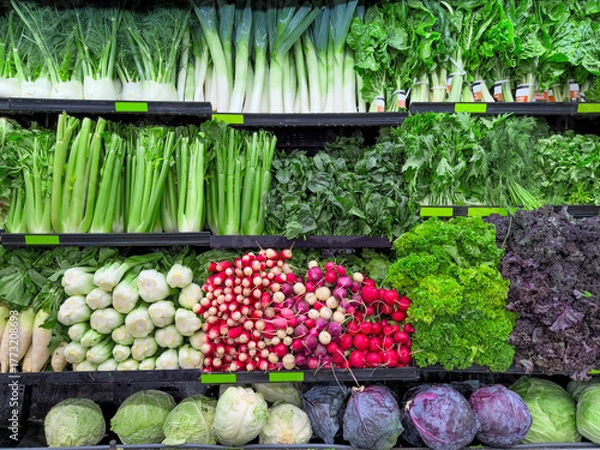 Obraz Groceries in market