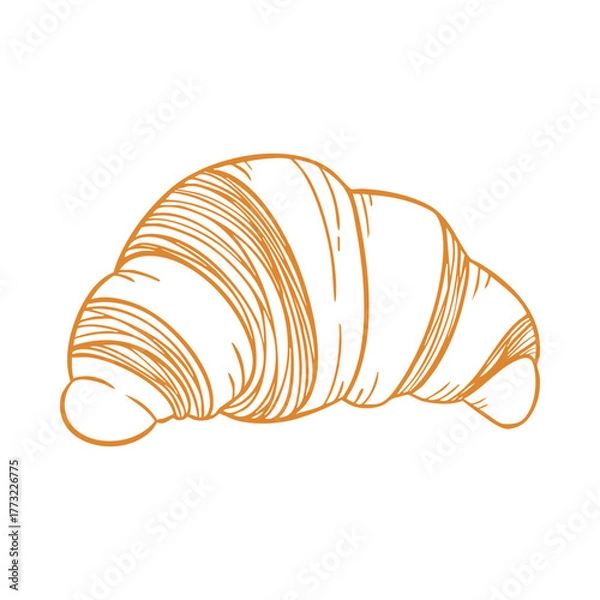 Fototapeta croissant 001-18