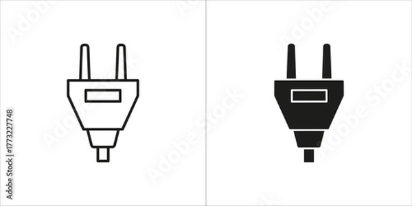 Fototapeta Electrical power plug