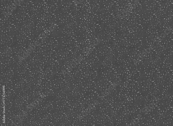 Obraz 黒い和紙に銀箔を散りばめた模様　銀箔和紙　銀箔紙