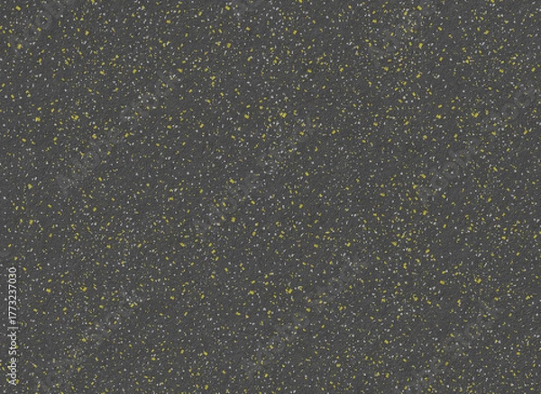 Obraz 黒い和紙に金箔銀箔を散りばめた模様　金銀箔和紙　金銀箔紙