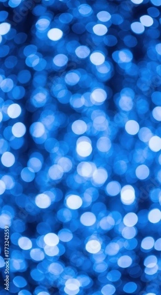 Obraz Abstract Blue Bokeh Lights