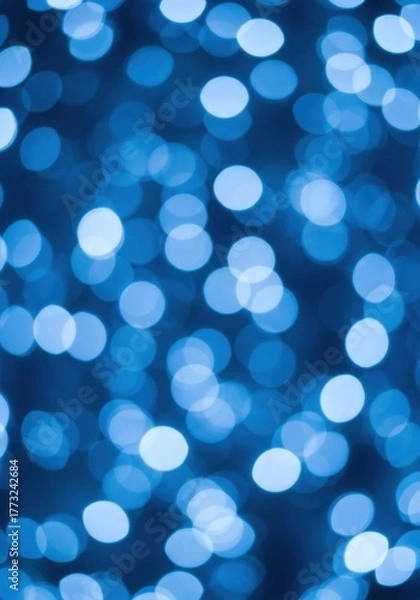 Obraz Abstract Blue Bokeh Lights