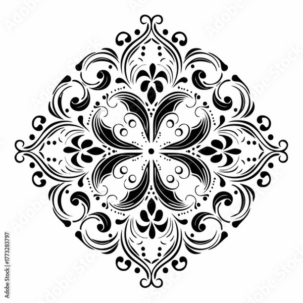 Obraz vector floral ornament