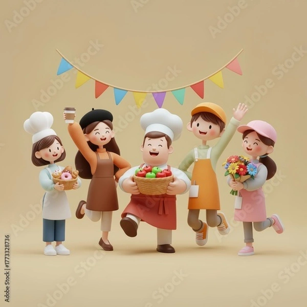 Obraz 소상공인 성공 스토리,비즈니스 컨셉
