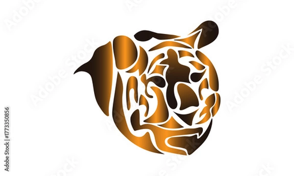 Obraz Brand Unique Tiger Logo