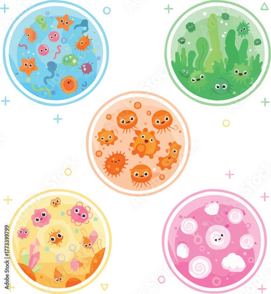 Fototapeta Micro World Ecosystem Pack