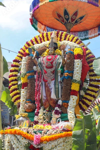 Obraz Procession of Lord Murugan in tamilnadu