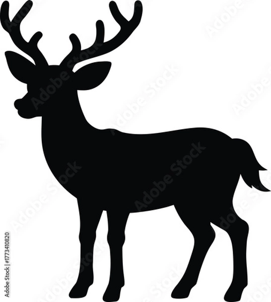 Fototapeta deer-vector-illustration (4).eps