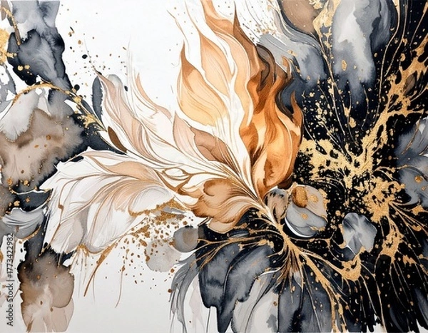 Obraz abstract floral pattern