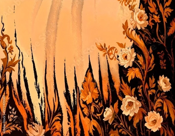 Obraz abstract floral pattern	