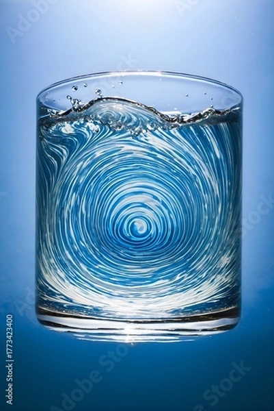 Fototapeta Microcurrent Whirlpool