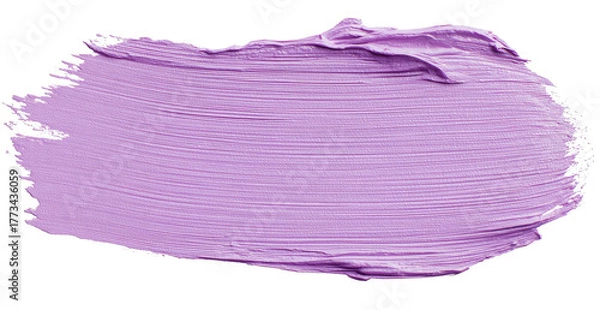 Obraz Lavender brush stroke with texture, against a black background