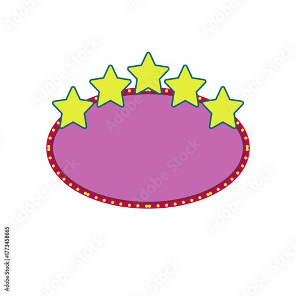 Obraz Retro Text Box