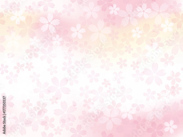 Fototapeta シームレスな桜の背景