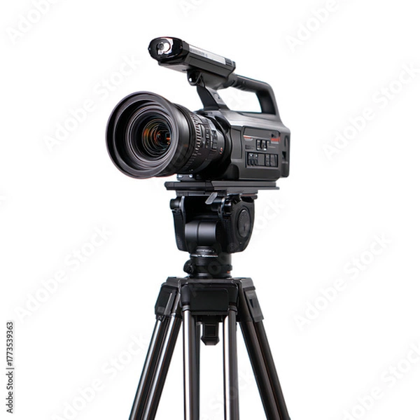 Fototapeta High definition camcorder ready for filming.