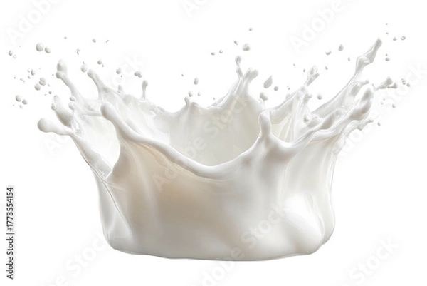 Obraz Dairy liquid crown splash frozen in motion