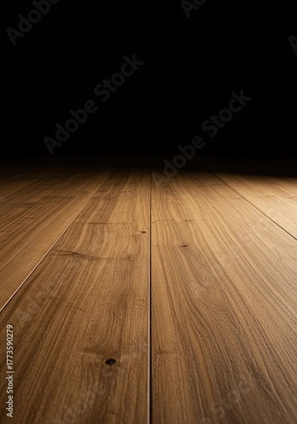 Fototapeta A versatile wooden surface, featuring natural grain and subtle textures, offers an ideal organic backdrop for design projects ,blank ,brown ,material