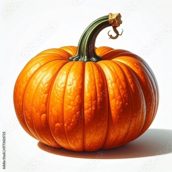 Obraz Simple orange pumpkin