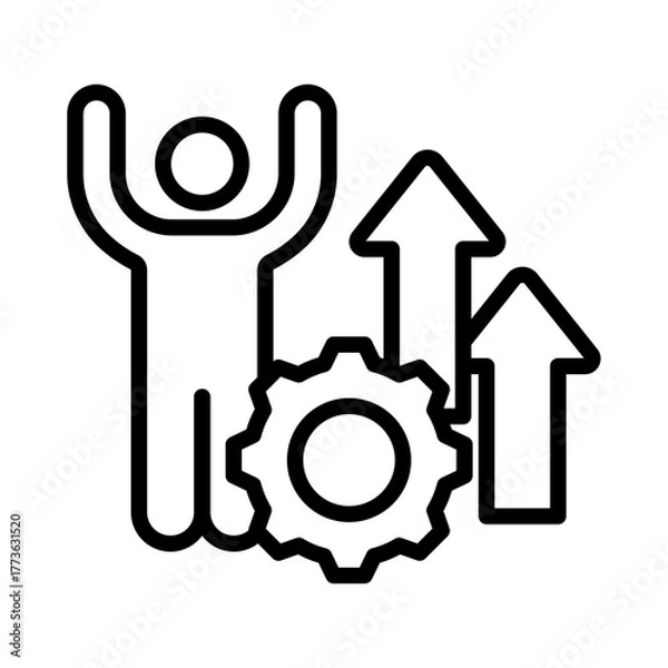 Fototapeta Skill development
