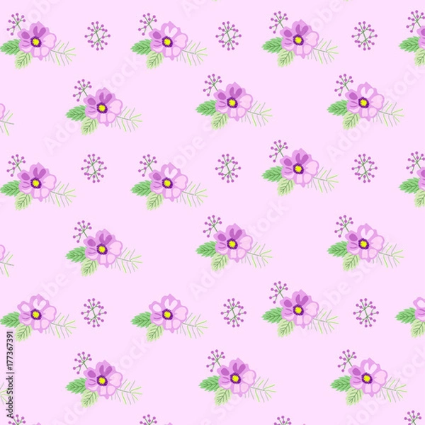 Fototapeta flower floral flowers pattern pink texture 