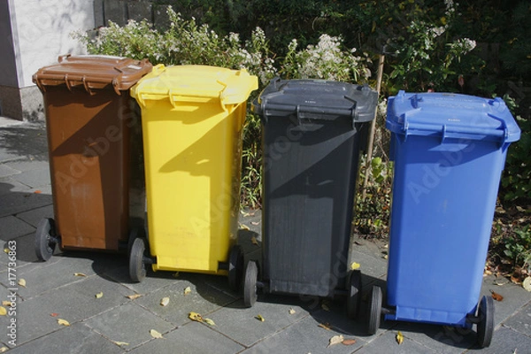 Fototapeta Mülltonnen