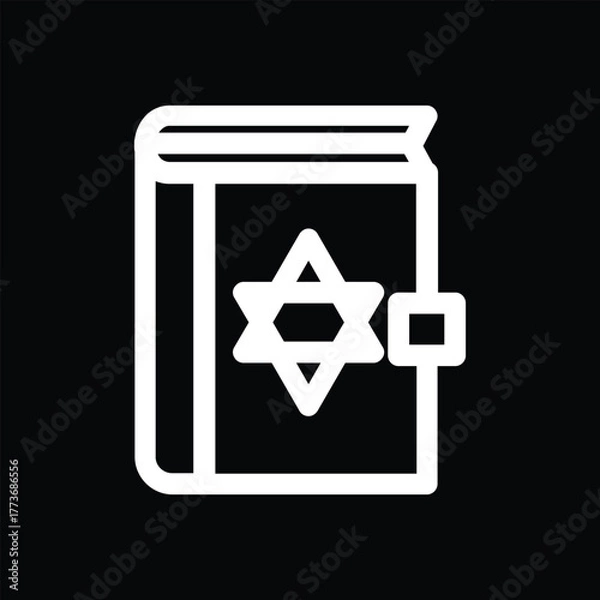 Obraz Halloween spellbook vector illustration