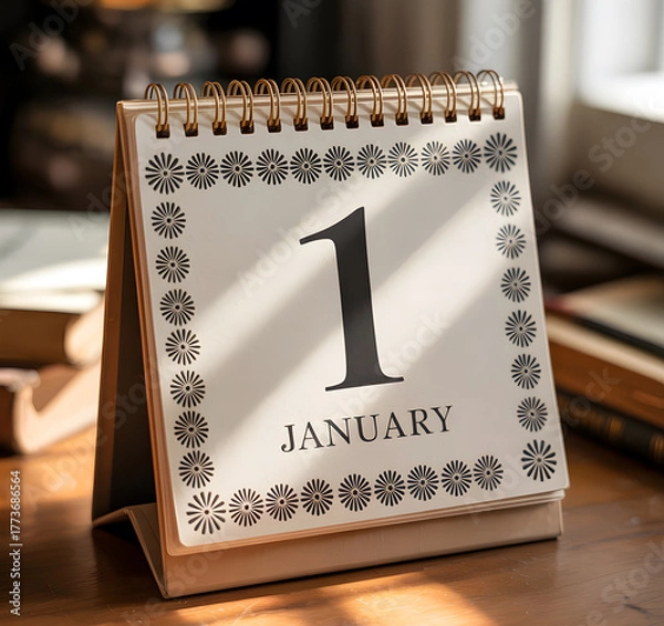 Obraz Calendar January 1