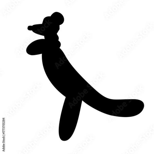 Obraz Floating Balloon Animal Silhouettes