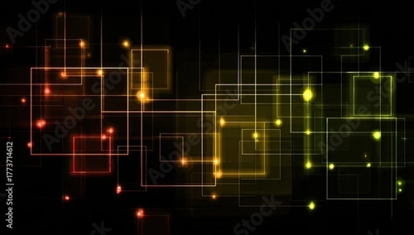 Fototapeta Abstract digital network graphic (2)