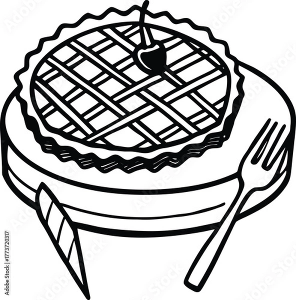 Fototapeta Dramatic silhouette of a majestic mountain peak under a starry night sky isolated on transparent background