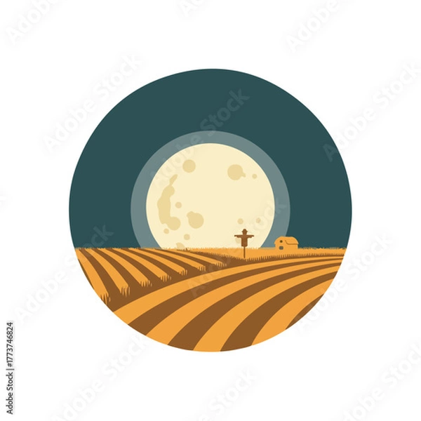 Fototapeta vector illustration of a set of food