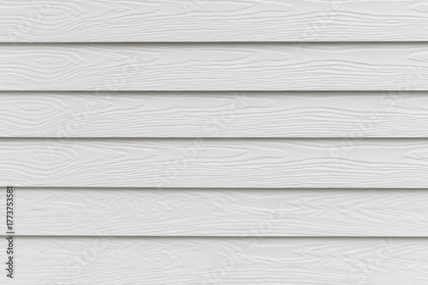 Obraz White wood plank texture background