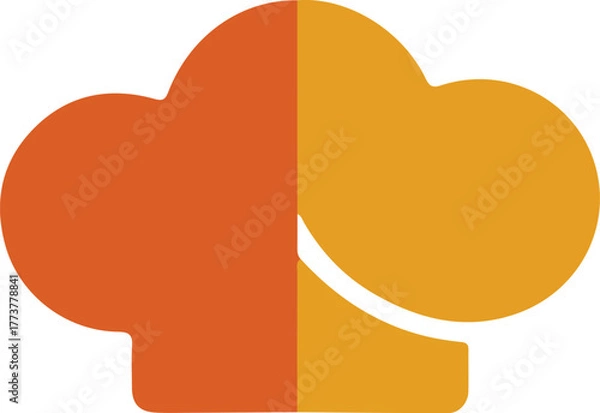 Obraz A vector illustration of a logo for Kitchen