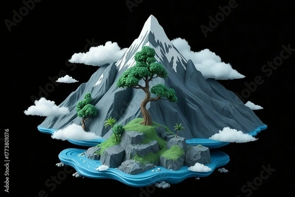 Obraz fresh vegetables on a black background