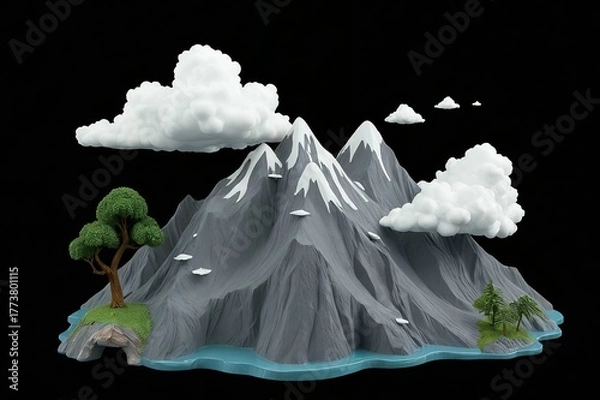 Fototapeta ice on the water