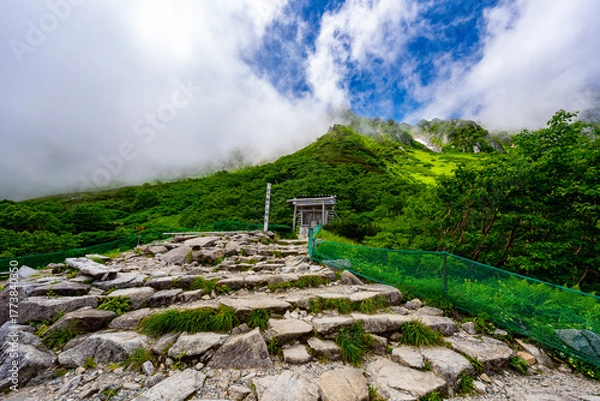 Obraz 8月の千畳敷カールの風景