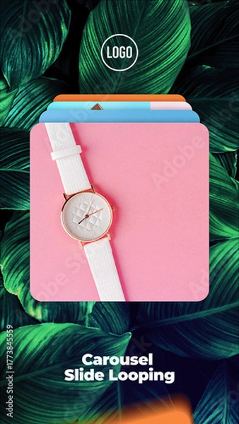 Fototapeta Carousel Slide Looping