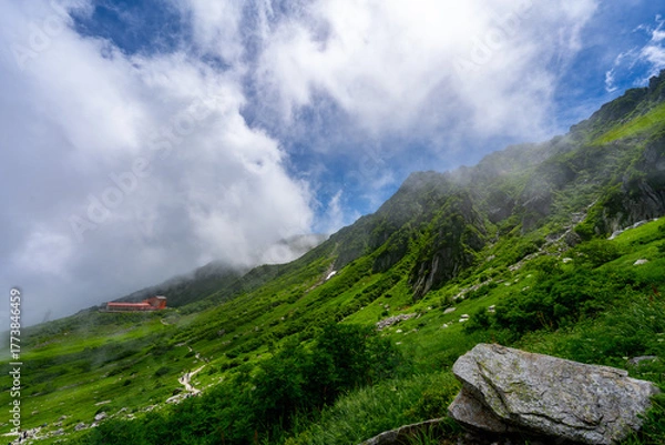 Obraz 8月の千畳敷カールの風景