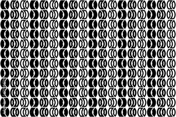 Fototapeta Texture seamless pattern with triangles, monochrome seamless pattern.