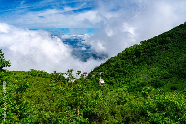 Obraz 8月の千畳敷カールの風景