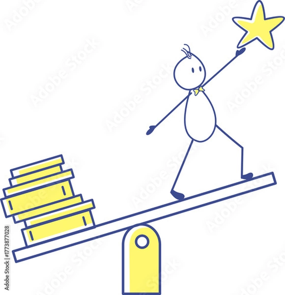 Obraz Stickman Activity Illustration