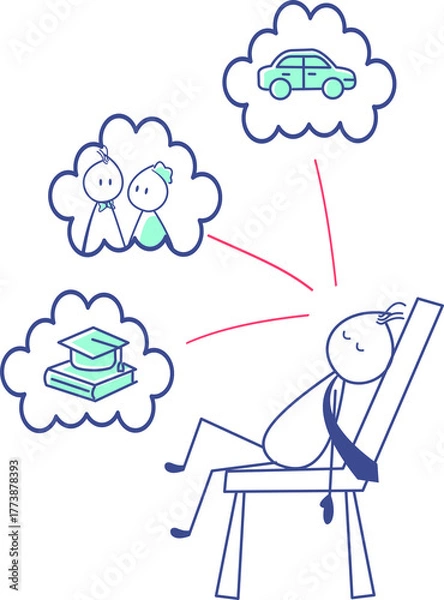 Obraz Stickman Activity Illustration