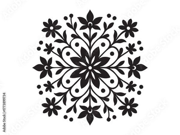 Obraz Elegant Floral Vector Pattern