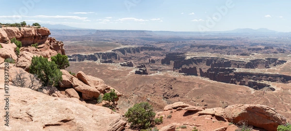 Fototapeta Canyon from The Grand View in Canyonlands National Park, Utah, USA
