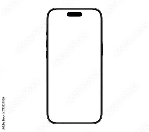 Obraz iPhone 17 Air Space Black, front view.